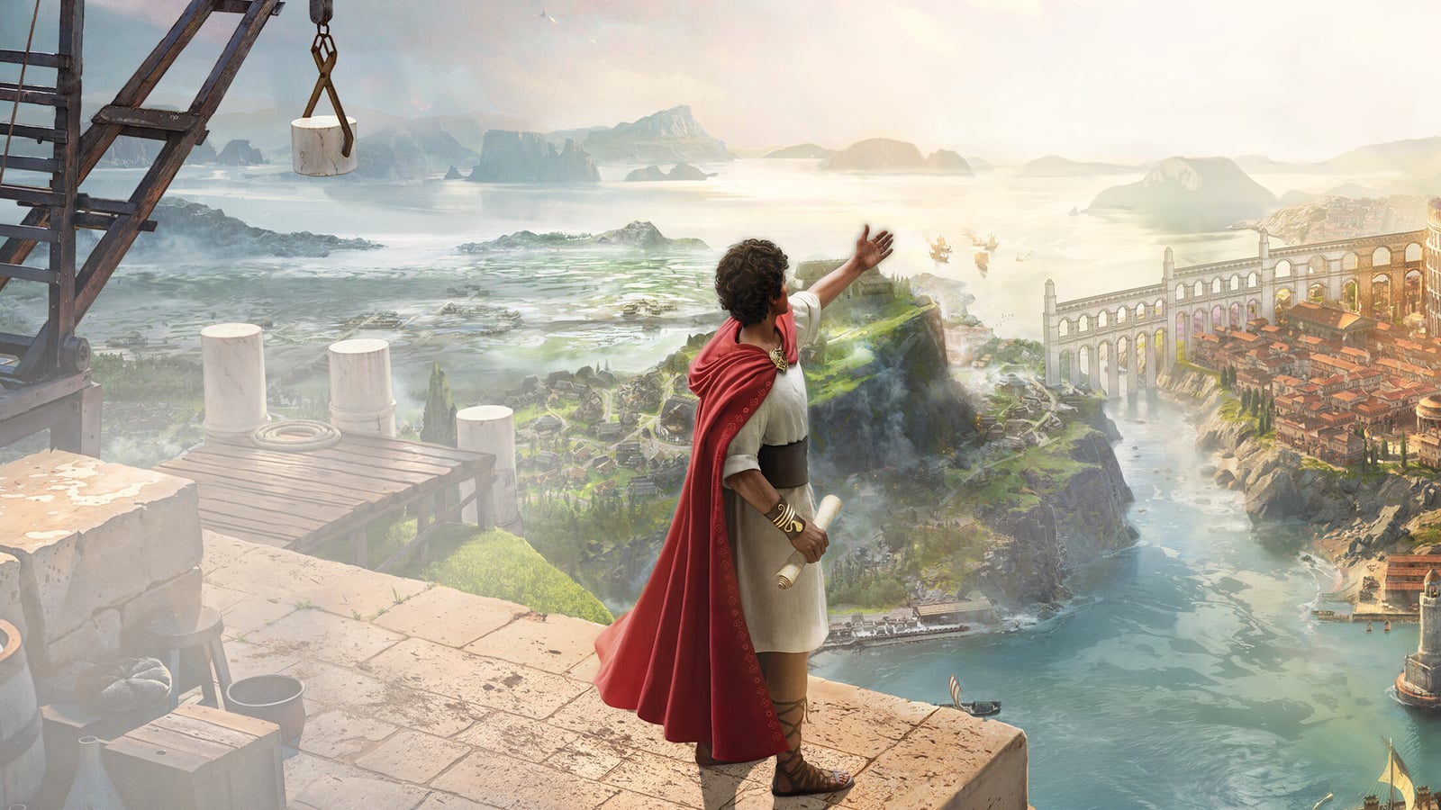 Official key art from Anno 117: Pax Romana