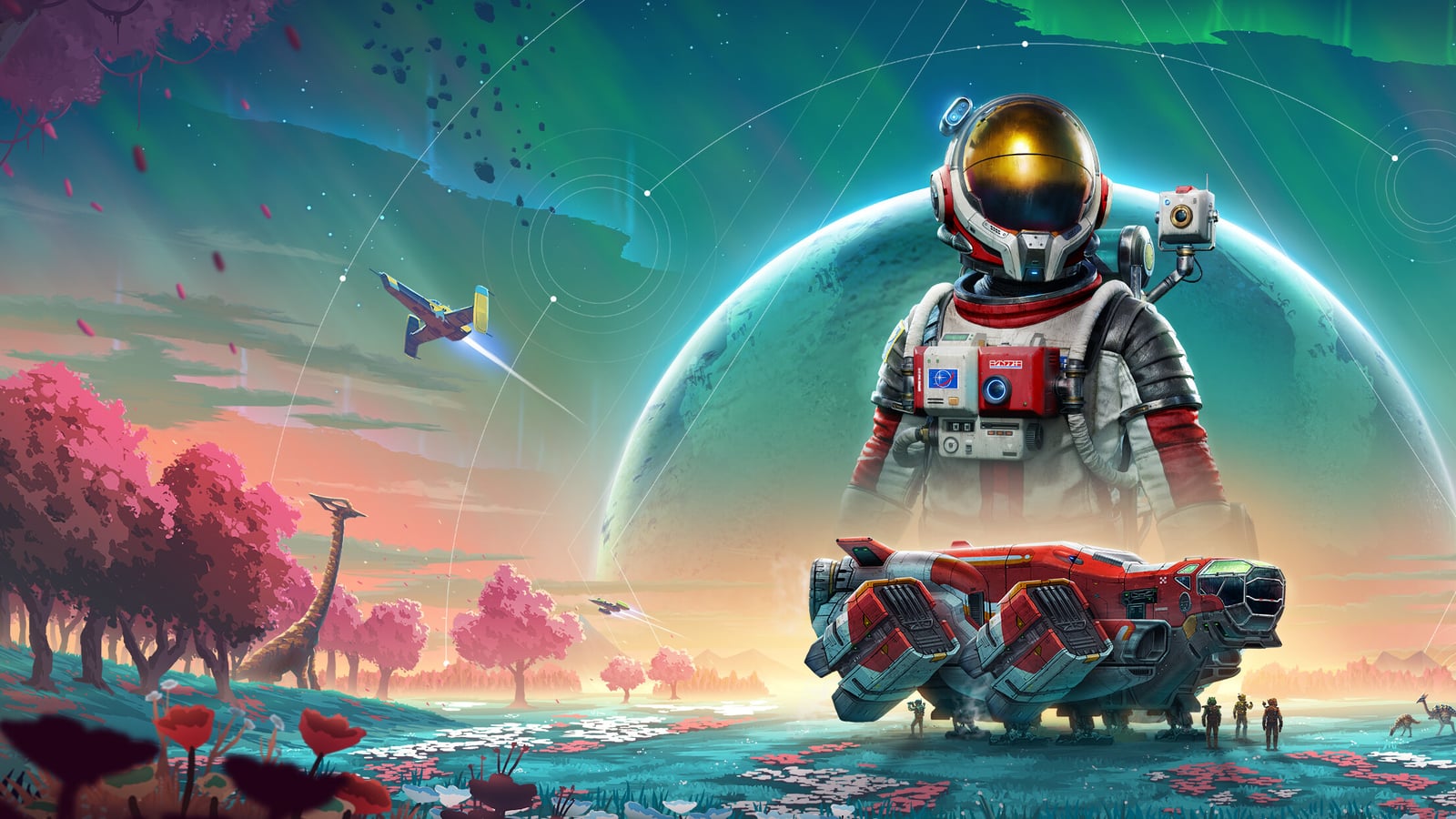 Official key art from No Man's Sky